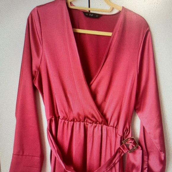 F&F Tops - F&F Vibrant Pink Wrap Dress